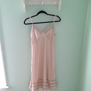 90s Light Nude Slip, Size 36 fits Small